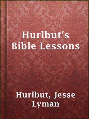 cover image of Hurlbut's Bible Lessons
